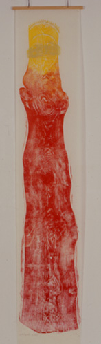 Rote Frau-50x250cm
